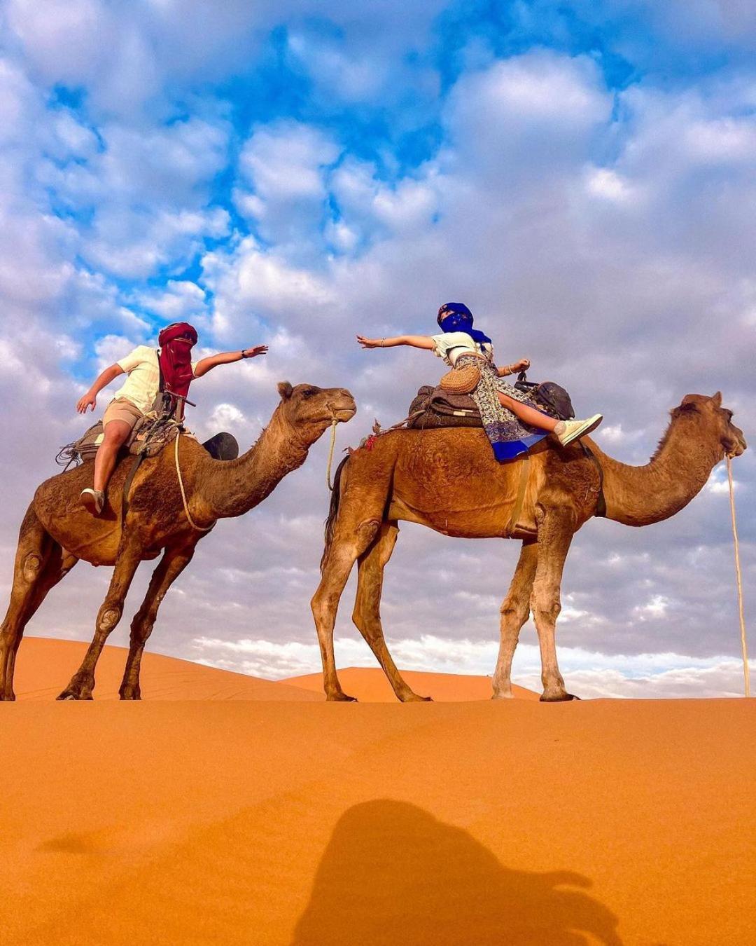 Sahara Luxury Camp Hotel เมอร์ซูกา ภายนอก รูปภาพ