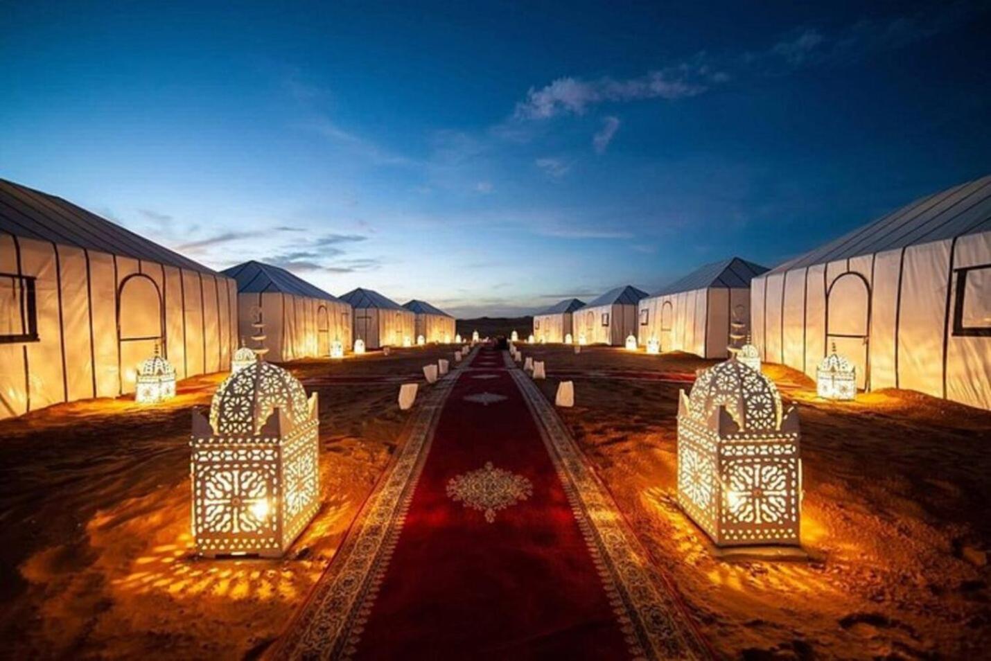 Sahara Luxury Camp Hotel เมอร์ซูกา ภายนอก รูปภาพ