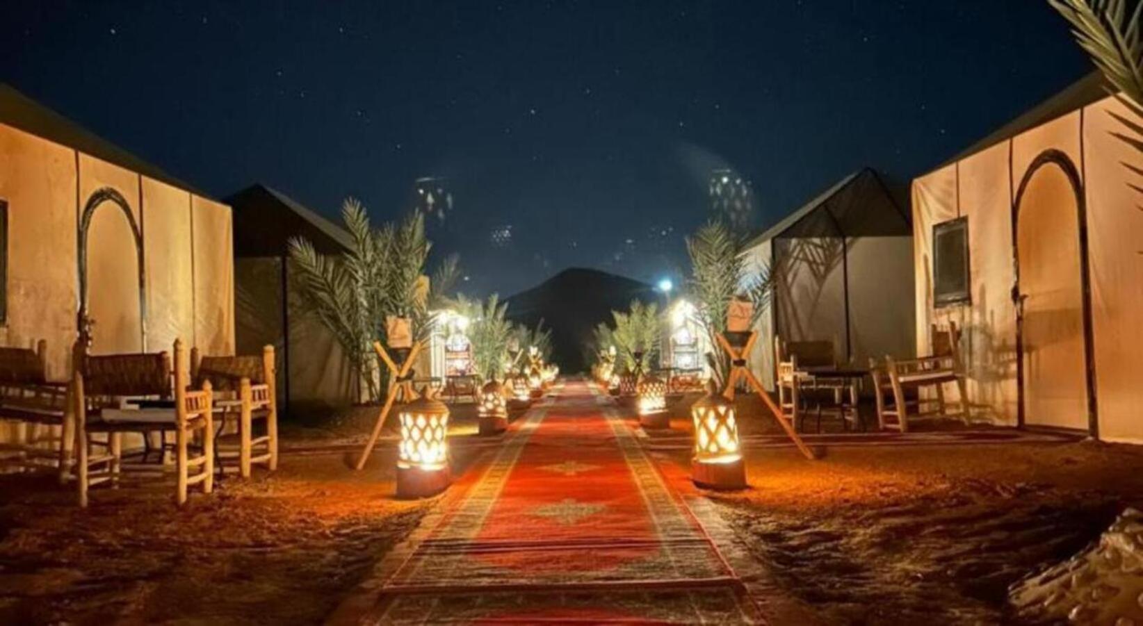 Sahara Luxury Camp Hotel เมอร์ซูกา ภายนอก รูปภาพ