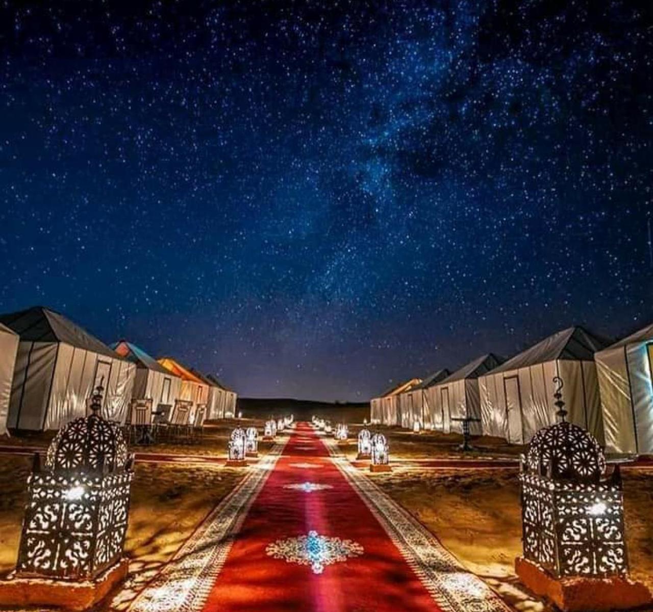 Sahara Luxury Camp Hotel เมอร์ซูกา ภายนอก รูปภาพ